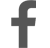 Facebook Logo Dark Gray