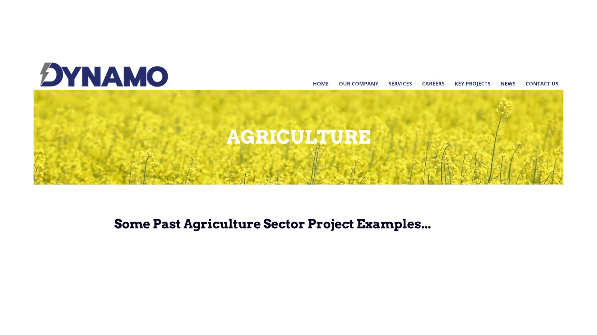 Agriculture Projects | DYNAMO